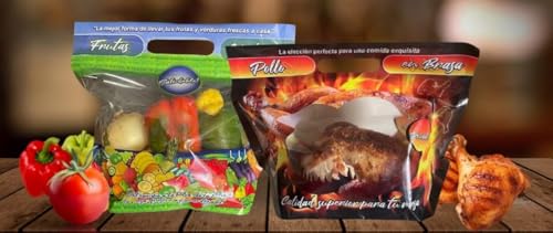 Bolsas para Pernil, Paleta, Costillas, Chicharrón Asada o Rostizada • 100 unidades
