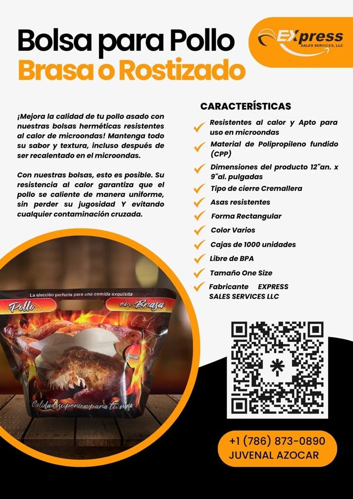 Bolsa para Pollo Rostizado • 250 unidades