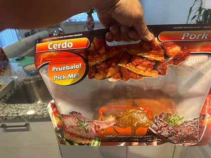 Bolsas para Pernil, Paleta, Costillas, Chicharrón Asada o Rostizada • 100 unidades