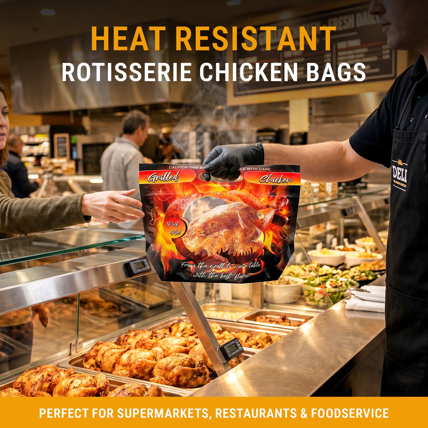 Bolsa para Pollo Rostizado • 250 unidades
