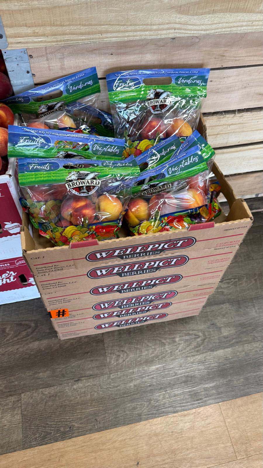 Bolsas transparente ventilada, para frutas y verduras (uvas, manzanas, peras, mangos, etc.), cierre tipo Ziplok, libres de BPA,  paquete de 500, medidas10 x 104 cm, 50 micrones de espesor.