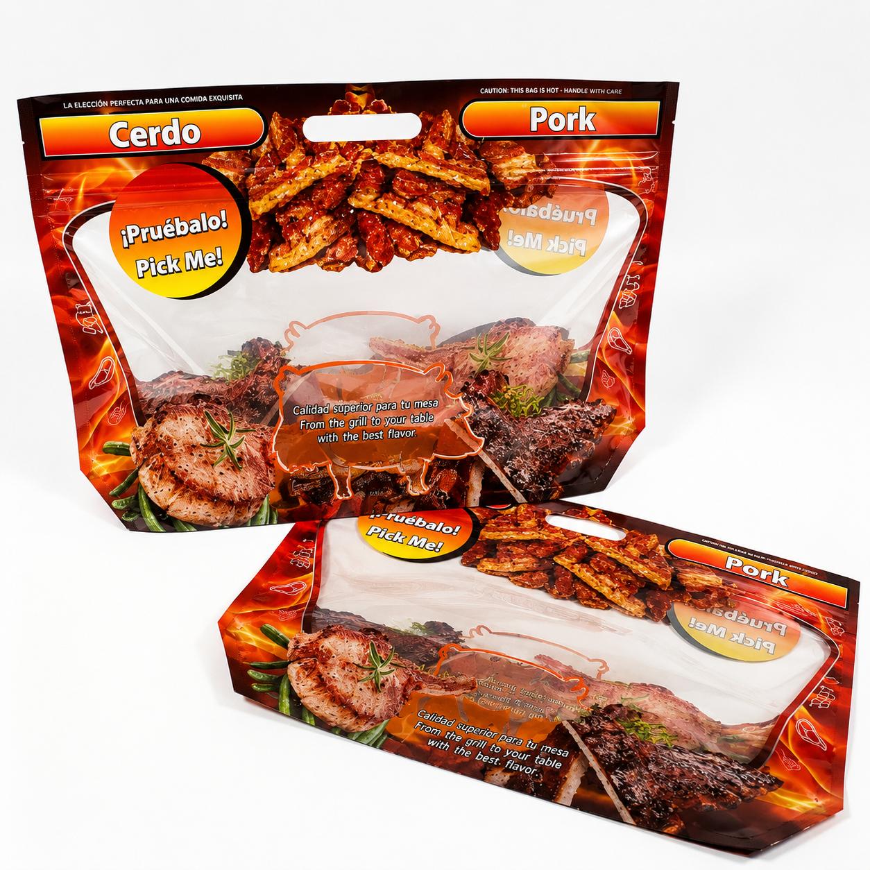 Bolsas para Pernil, Paleta, Costillas, Chicharrón Asada o Rostizada • 100 unidades
