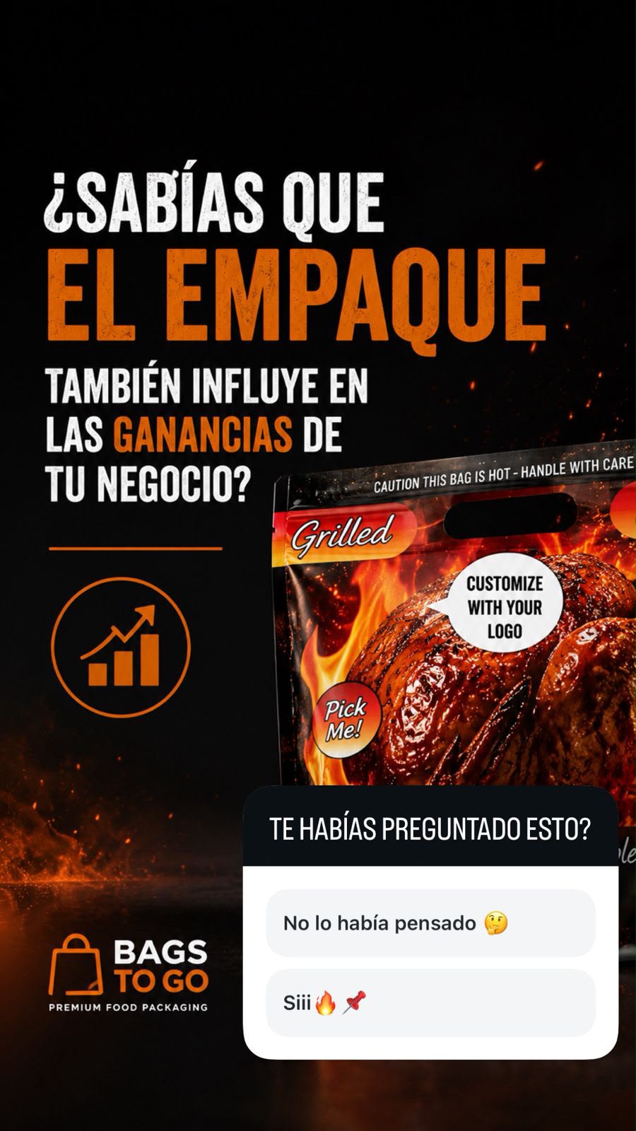 Bolsa para Pollo Rostizado • 250 unidades