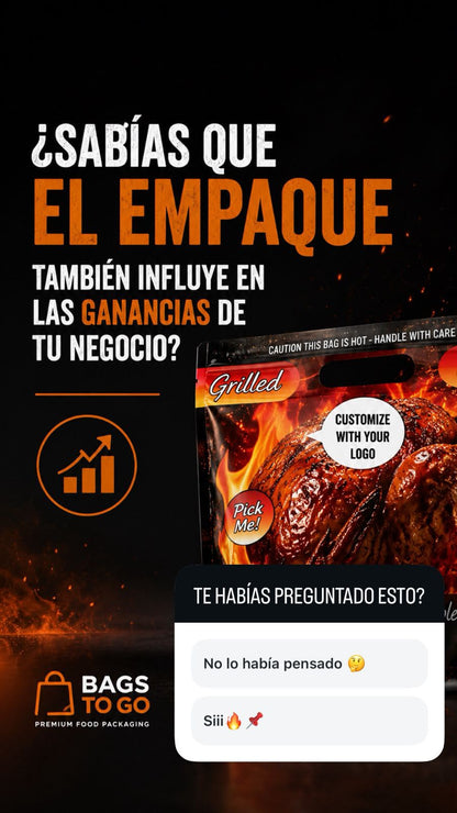 Bolsa para Pollo Rostizado • 250 unidades